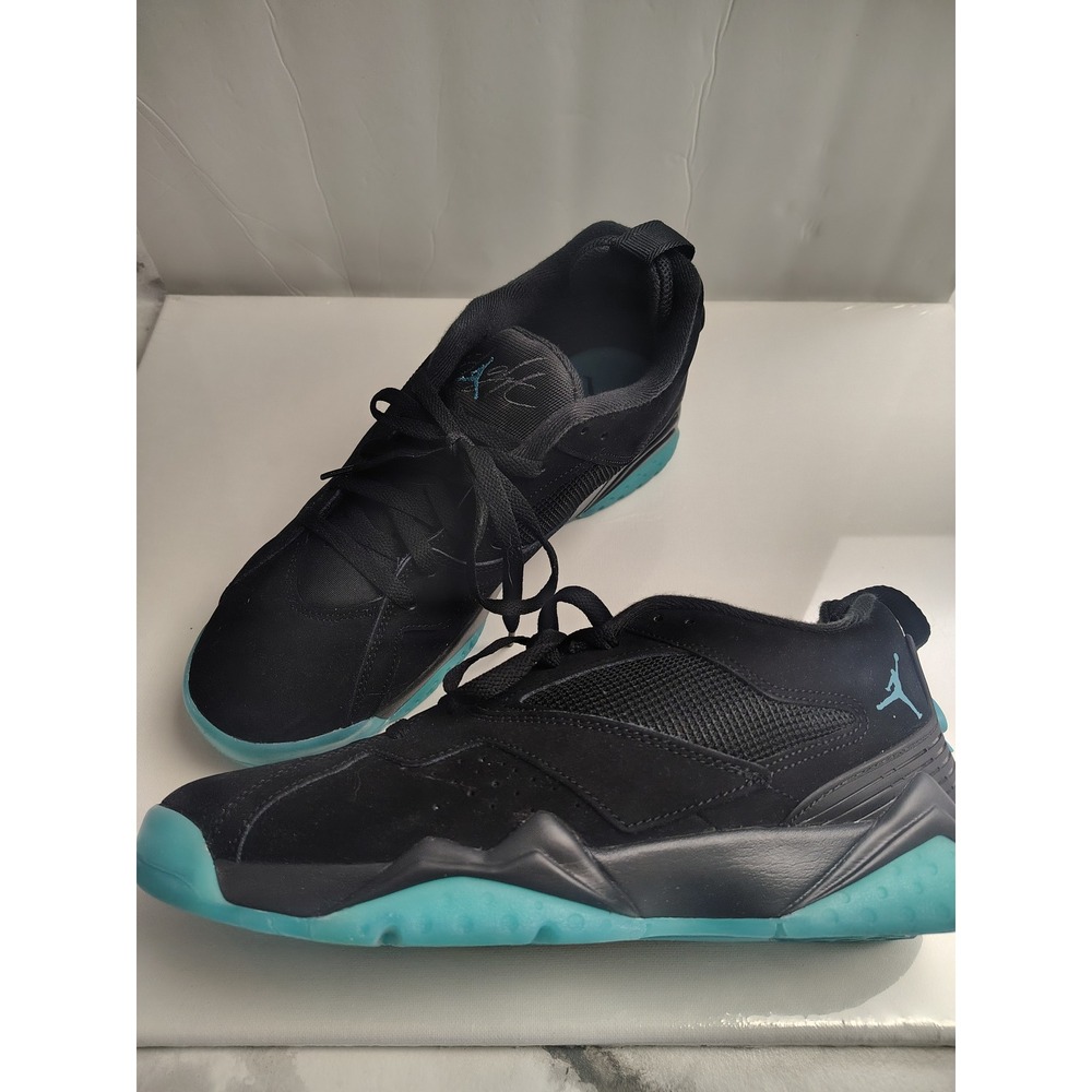Jordan Jumpman MVP Black Washed Teal Mens Basketball Shoes HQ3950-004 Size 9.5